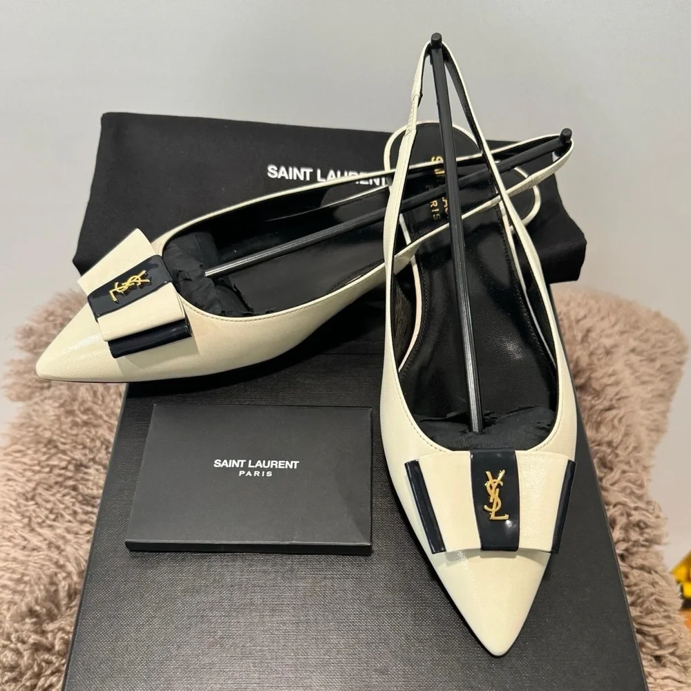 YSL Anais Slingback Flats - Picture 6 of 6